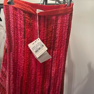 La Perla Red and Pink Swim Sarong